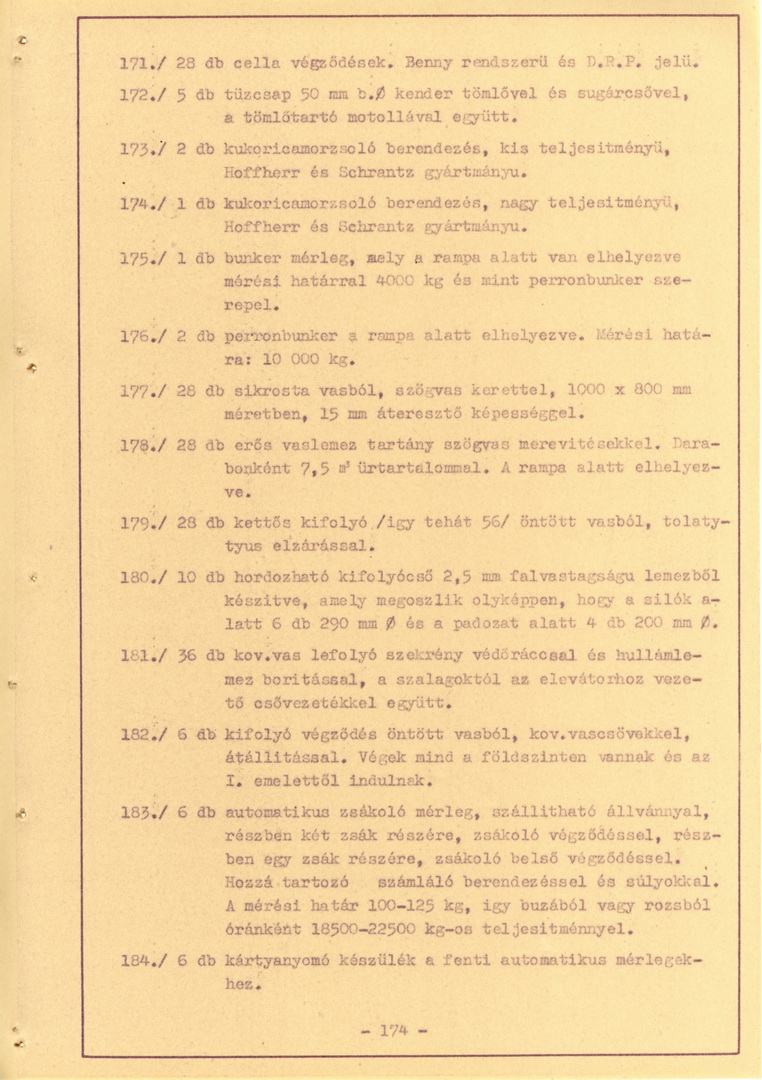 MAHART Nemzeti és Szabadkikötő leírása, 1960-61_176