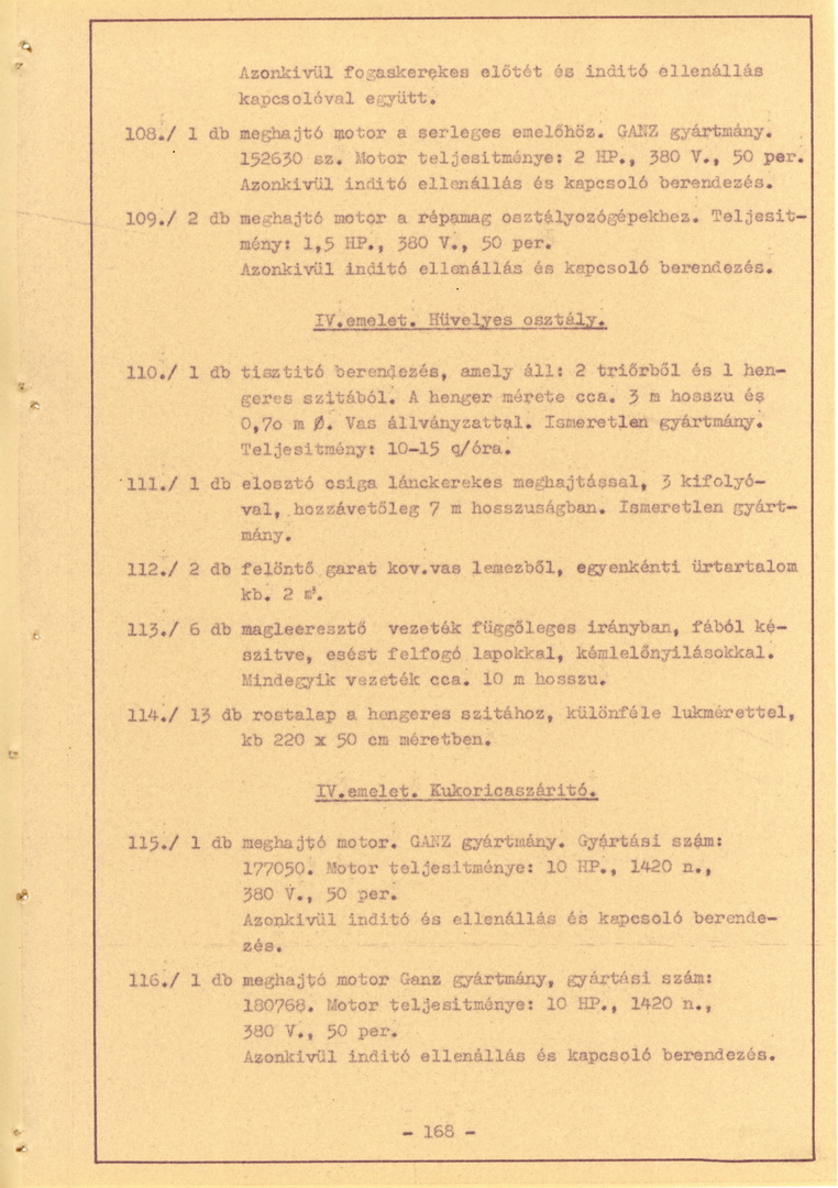 MAHART Nemzeti és Szabadkikötő leírása, 1960-61_170